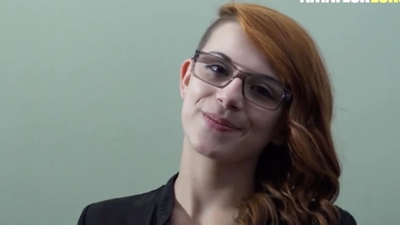 Redhead French Student Came For Porn Casting!
