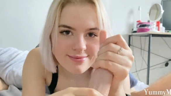 He Loves It When She Jerks His Cock Instead Of Him!