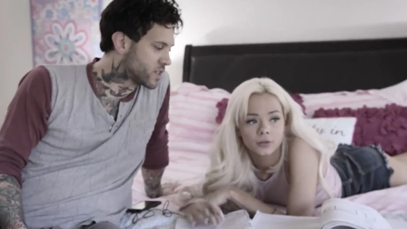 Naughty Stepbrother Gets Elsa Jean Extremely Horny