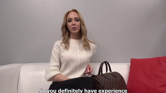 Cute Czech Cutie Ends Up At Porn Casting!