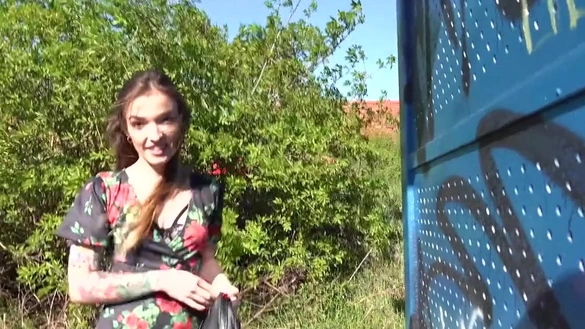 Hot Czech Girl Got Fucked While Waiting For Her Train!