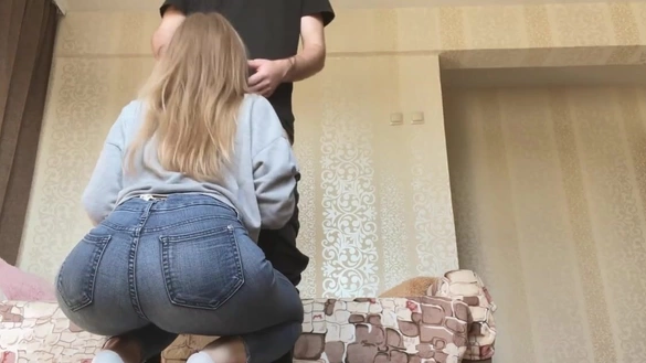 Girl With A Perfect Ass Gets Fucked At Home!
