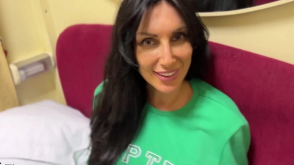 Wild Train Sex With A Horny Stranger MILF!