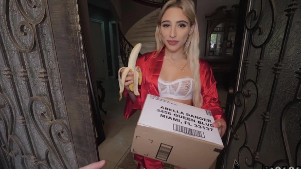 I Delivered Food To A Famous Pornstar... And She Fucked Me Hard!