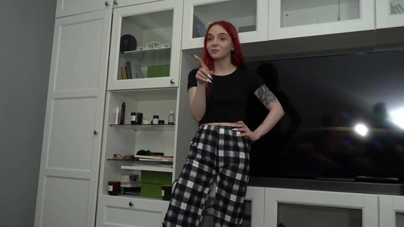 Redhead College Girl Gives Amazing Blowjob
