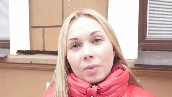 Cute Russian Girl's Winter Porn Casting Turns Super Hot!
