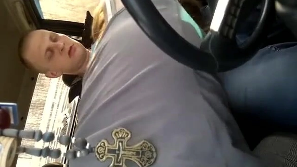 Greedy Girl Sucks Cock In The Car