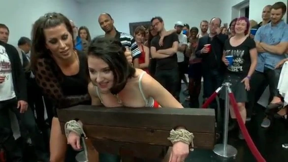 Shy Girl Gets Fucked In Front Of Everyone!