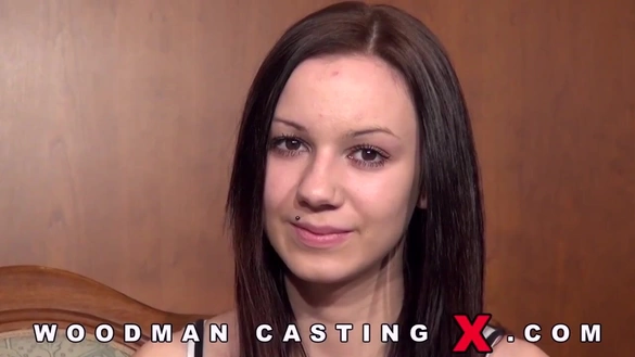 First Time On Woodman Casting - She Got Fucked Hard!