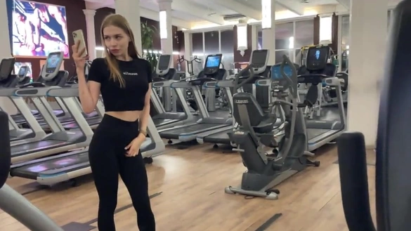 Sexy Gym Girl Teased All Guys Then Got Fucked Hard!