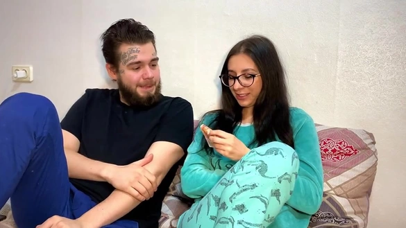 Russian Guy Convinces Cute Girl Into Rough Anal!