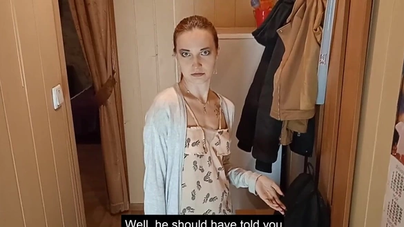 My Horny Russian Neighbor Begged For My Thick Cock!